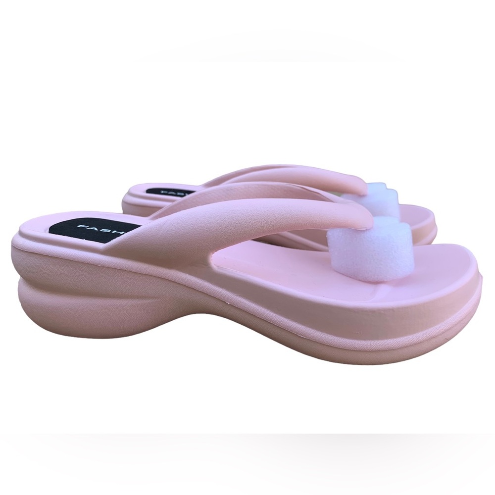 Pink Sandals.